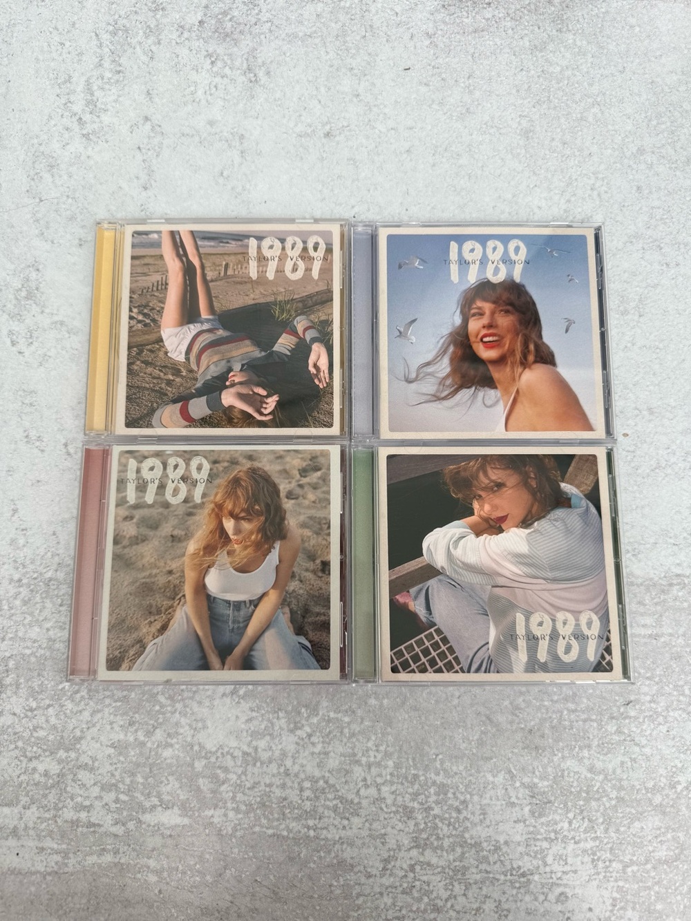 Taylor Swift 1989 Taylor’s Version Set of 4 Deluxe CDs Polaroids Complete